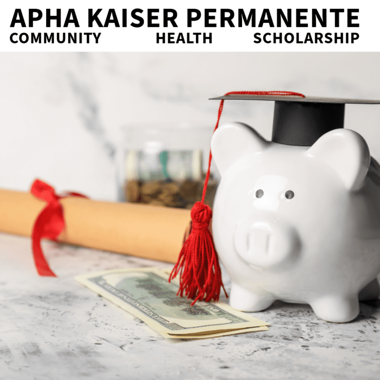 APHA Kaiser Permanente Community Health Scholarship